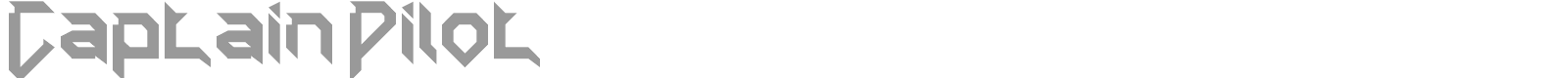 Captain Pilot font preview